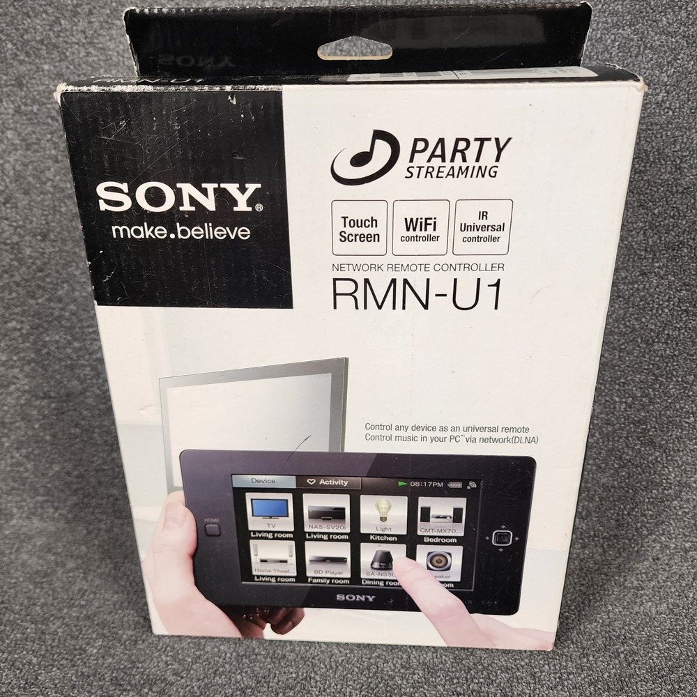 Sony RMN-U1 Network Remote Controller Touch Screen WiFi IR Universal Black